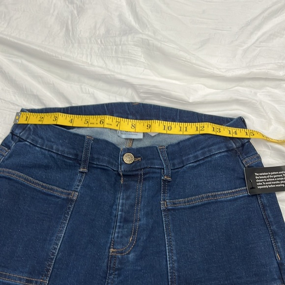 Denim & Company women’s jeans, size 10T, wide legs, - Picture 5 of 11